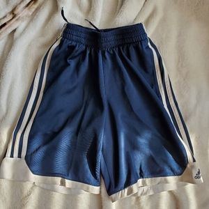 Boys Navy Adidas Shorts